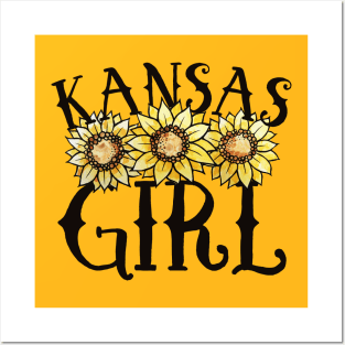 Kansas Girl Posters and Art